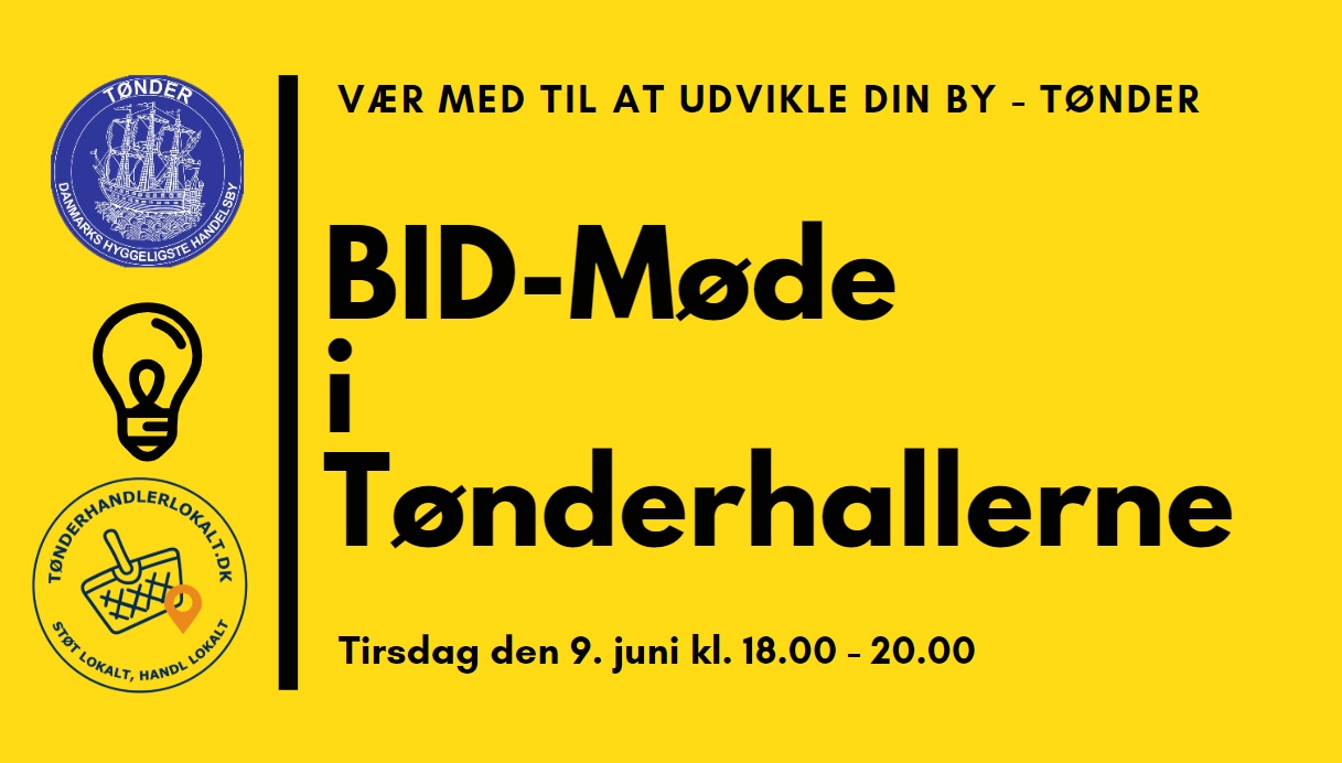 BID-Møde i Tønder – 9. juni kl. 18.00