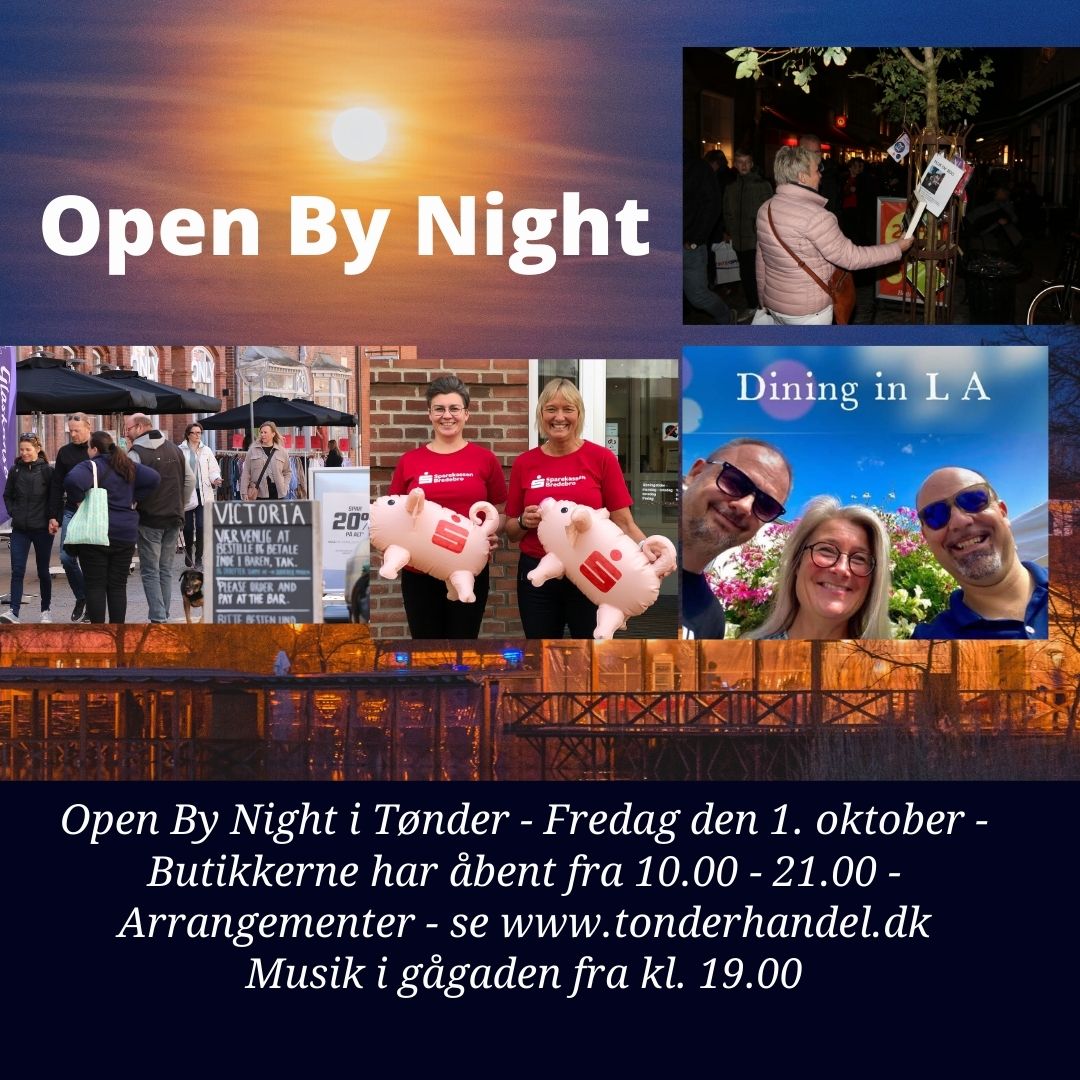 Open By Night i Tønder – fredag den 1. oktober – 10.00 – 21.00