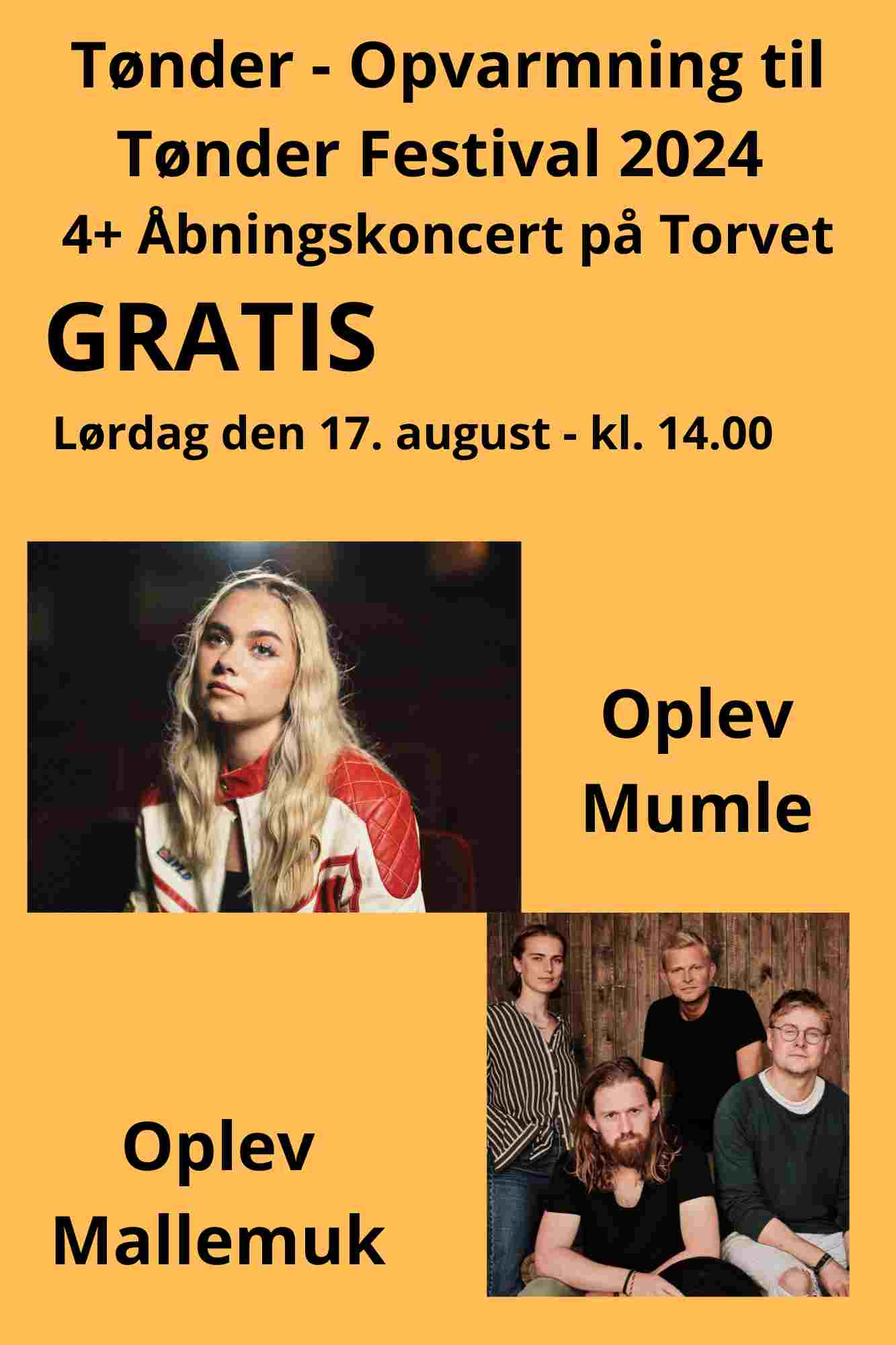 Oplev Mumle og Mallemuk til GRATIS koncert i Tønder